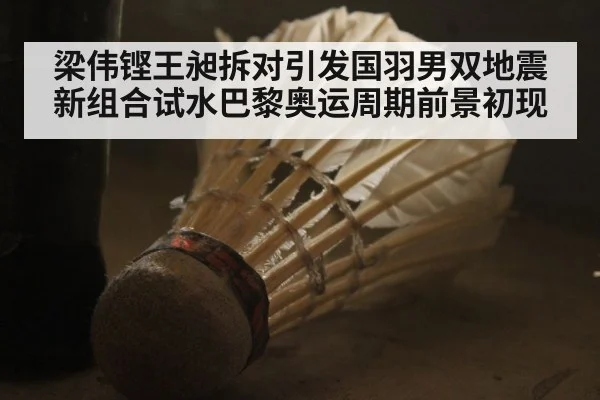 梁伟铿王昶拆对引发国羽男双地震新组合试水巴黎奥运周期前景初现